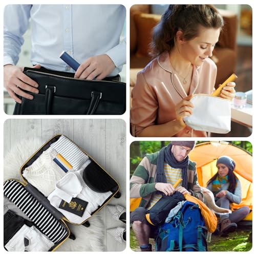 rechargeable travel folding toothbrush perfect for traveling hiking and camping compact and portable carry-on toothbrush for adults and kids