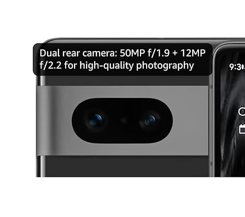 Amazon.com: Google Pixel 7 5G, 128GB, Obsidian - Unlocked (Renewed