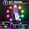 VCOM USB Microphone for PC,Condenser Dynamic Boom Arm Mic for Podcasting,Streaming, with Monitoring Headphone 3.5mm Jack,Quick Mute,RGB Indicator,Shock Mount,Rotate gain Button,Black #2