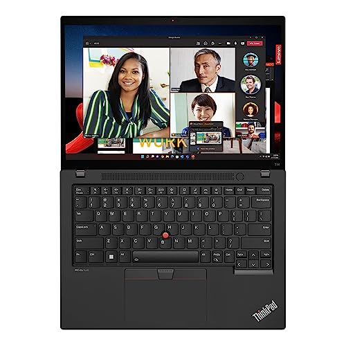Image of Lenovo ThinkPad T14 Gen 4 Business Laptop (14 inch FHD+, 10-Core i5-1335U, 16GB RAM, 512GB SSD), Backlit KB, 2 x Thunderbolt 4, Wi-Fi 6E, Fingerprint Reader, Webcam, Win 11 Pro (Renewed)