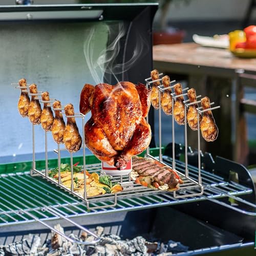 Support de poulet 10 emplacements pour des brochettes parfaites - 4