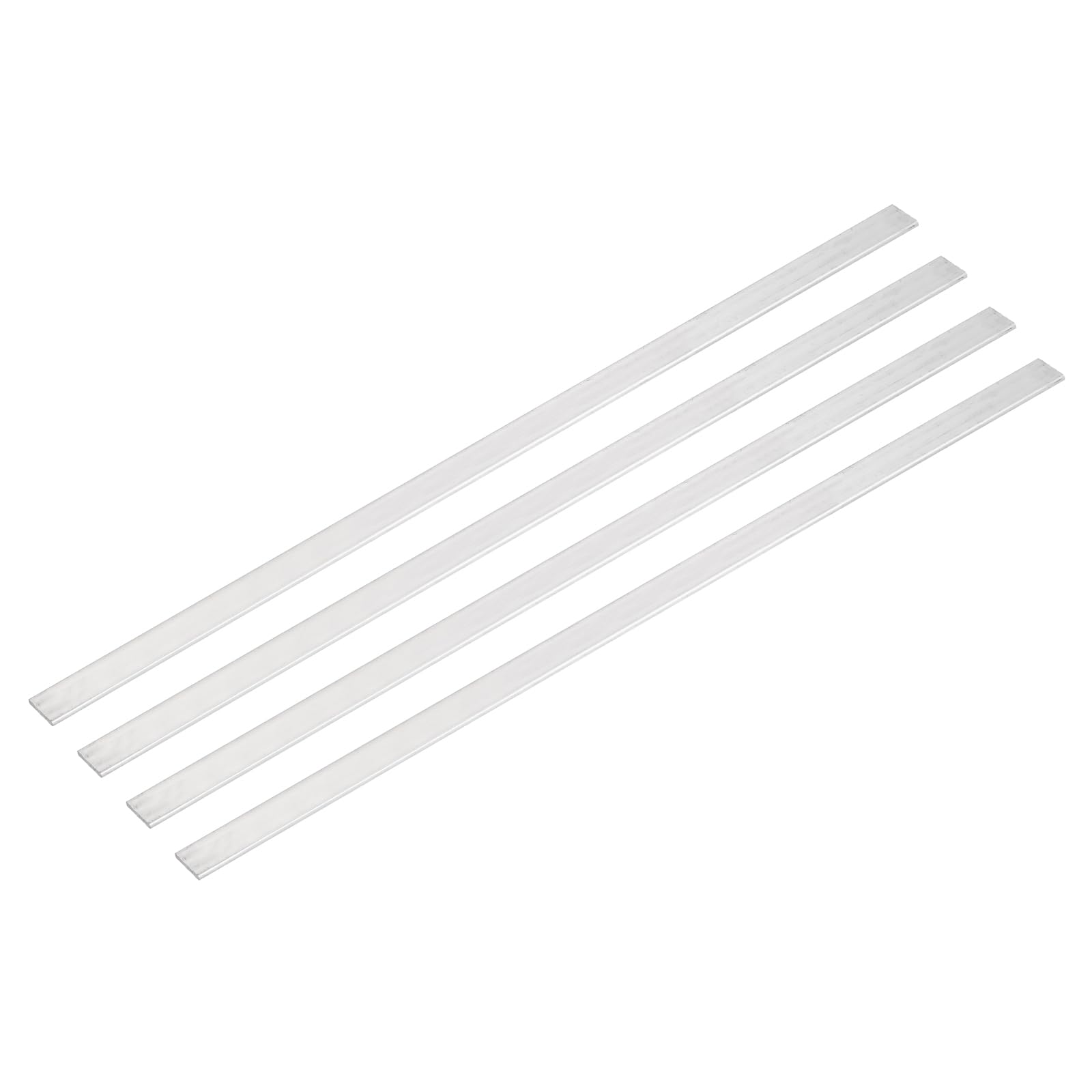 6061 Aluminum Flat Bar - 4 Pcs, 12" Long -1