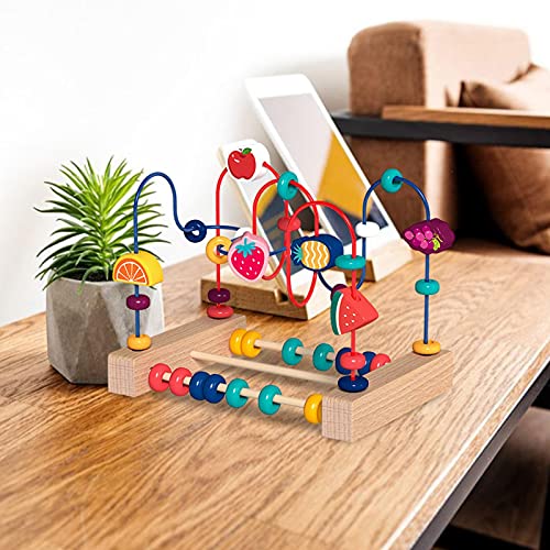 sillervan atimadeira 5 em 1 design multifuncional placas ocupadas contas frutas labirinto classifica