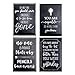BEST PAPER GREETINGS 20-Piece Motivational Posters Set - Chalkboard Inspirational Wall Decor - Growth Mindset Classroom Posters - Bulletin Board Decoration - 13