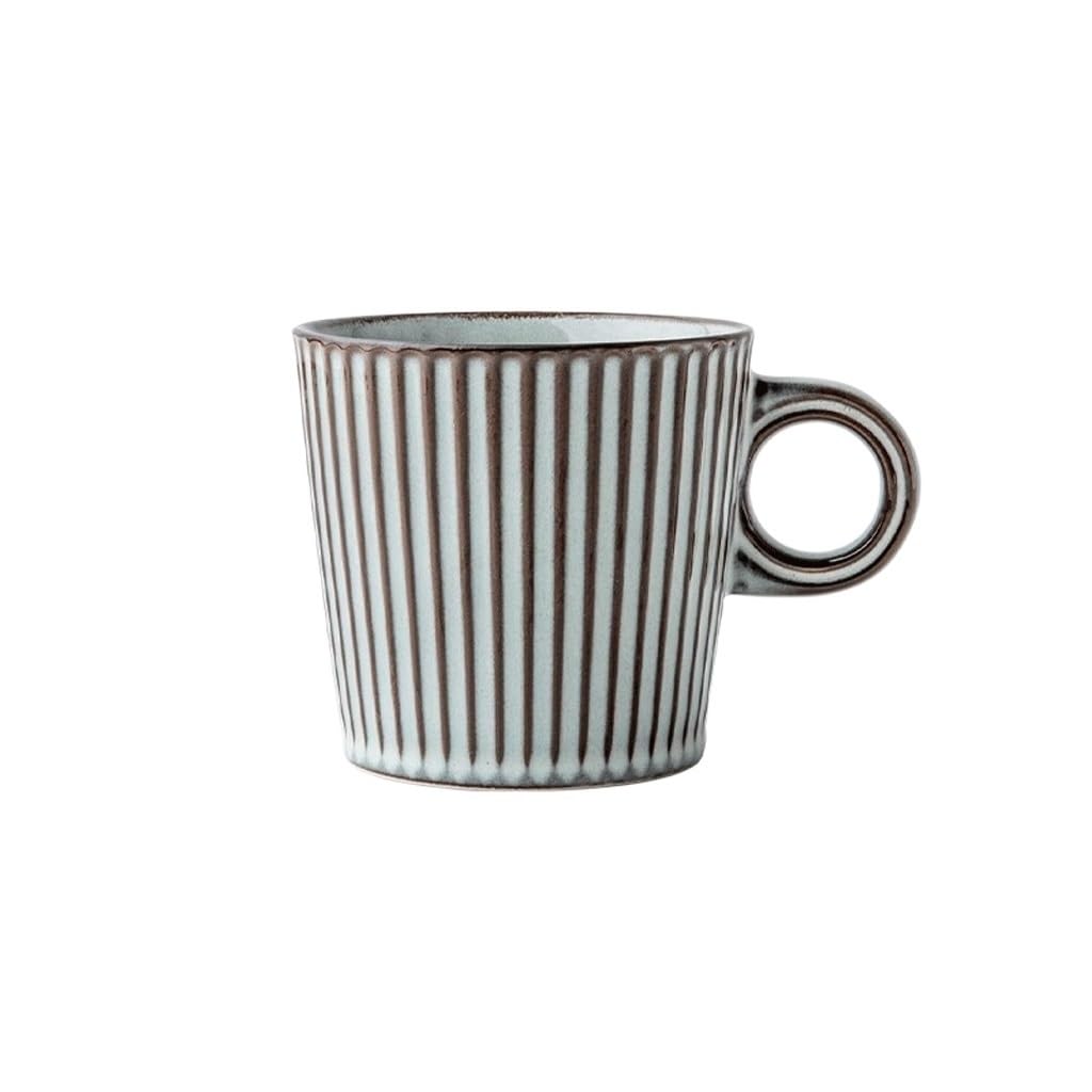 ENGENDER Tazas Cafe Taza De Café con Leche De Cerámica Americana con Asa Retro Mug Cups