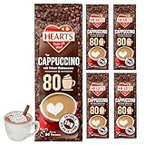 ☕ 400 TASSEN GENUSS FÜR ALLE: Gönn dir und deiner Familie puren Kaffeegenuss zu jeder Tages- und Jahreszeit mit HEARTS. Eine Packung reicht für bis zu 80 Tassen köstlichen Cappuccino