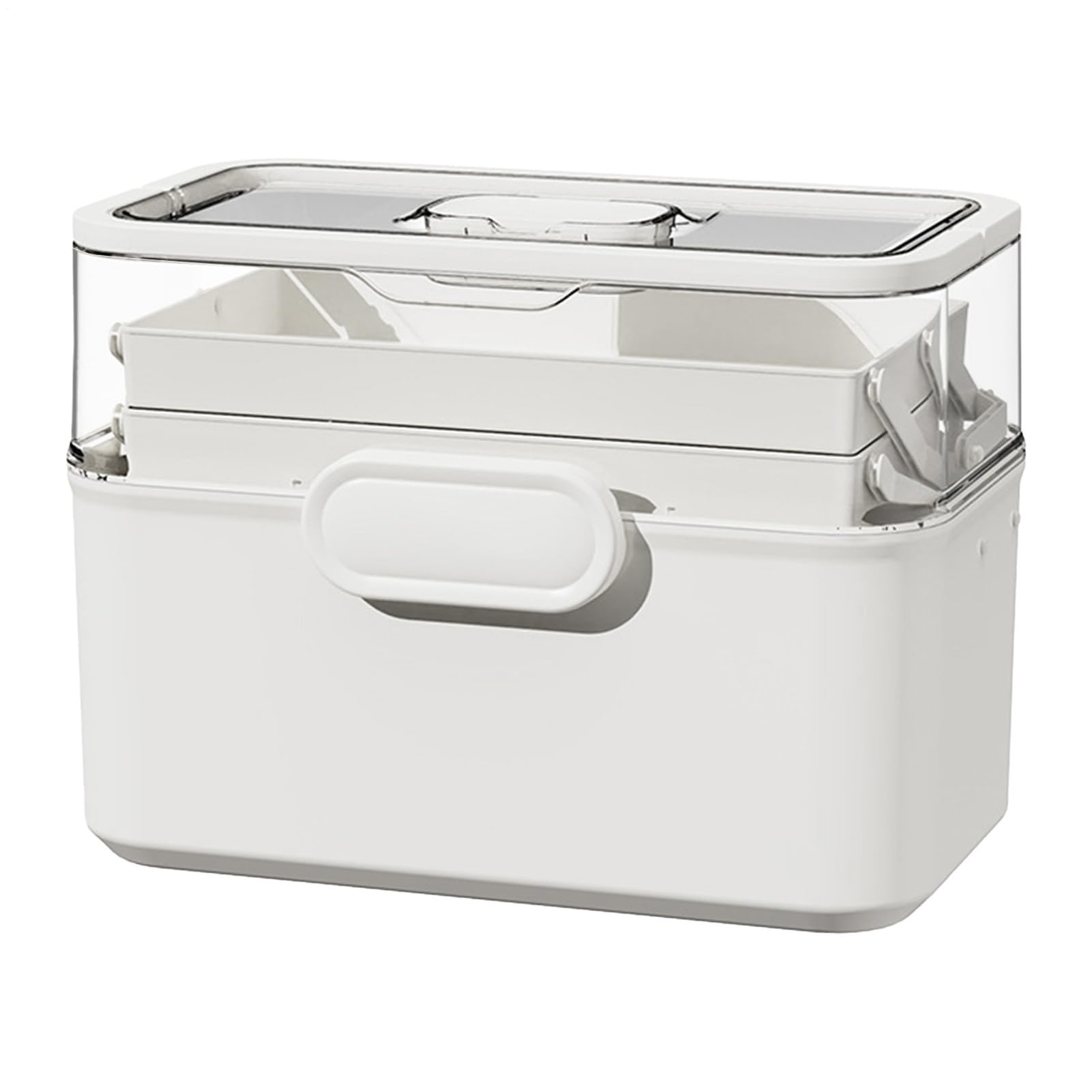 Boîte de rangement de portable à 3 niveaux pour soins et petite boîte amovible