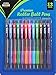 Pack of 12 Premium Roller - Black Ink Ball Pens - Bold Fine Point - Retractable and Refillable - Assorted Colors Design - Black Ink - by Utopia Home