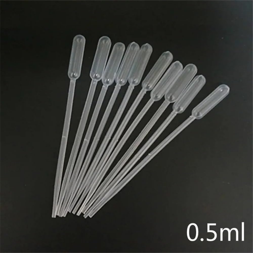 500 stücke/1000 stücke/2000 stücke 0,2 ml 0,5 ml Transfer Pipetten Kunststoff Pasteur Pipette Dropper Material(0.2ml 2000pcs)