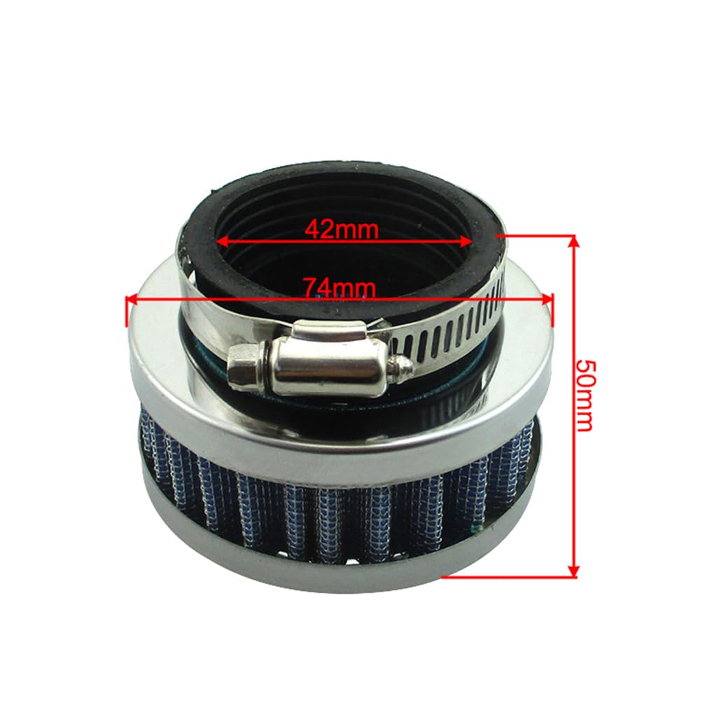 STONEDER Nettoyeur De Filtre à Air 42 Mm Pour Carburateur Chinois 47 Cc 49 Cc Pocket Bike Mini Dirt ATV Quad Go Kart Buggy Scooter Minimoto
