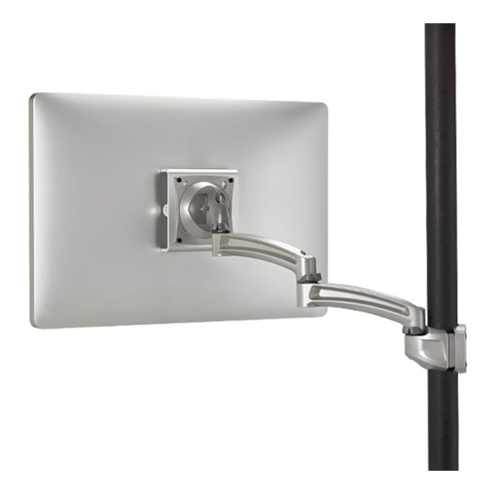 Kontour ポールマウント 関節式アーム シングルモニター カラー:ブラック : KOORUI シングルモニターアーム 13～27インチ モニター