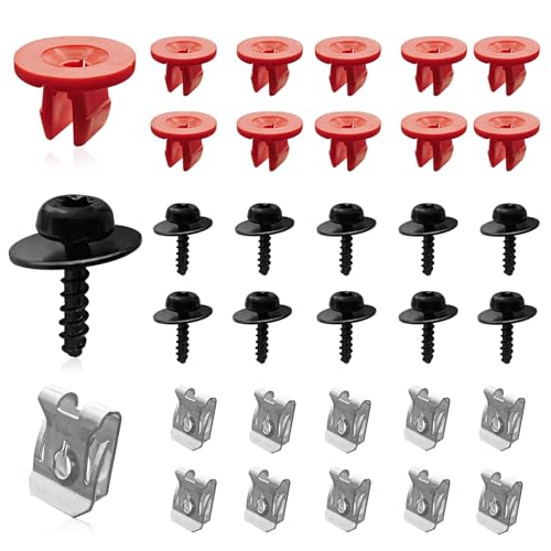GolTHd 10 Sets T30 Engine Splash Shield Guard Undertray Cover
