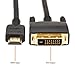 immagine 1AmazonBasics Cavo adattatore HDMI a DVI - 1,83 m (non per il collegamento a porte SCART o VGA)