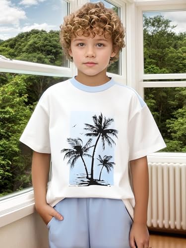 Image of GERU Oversize Boys Summer Sets Short Sleeve Top+Shorts (order a size down)