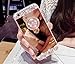 Produktbild Artfeel Glitzer Spiegel Hülle für Huawei Mate 20 Lite, Bling Glänzend Diamant Strass mit Ring Halter Ständer Handyhülle,Ultra Dünn klar Weich Silikon Make Up Spiegel Hülle-Rose Gold