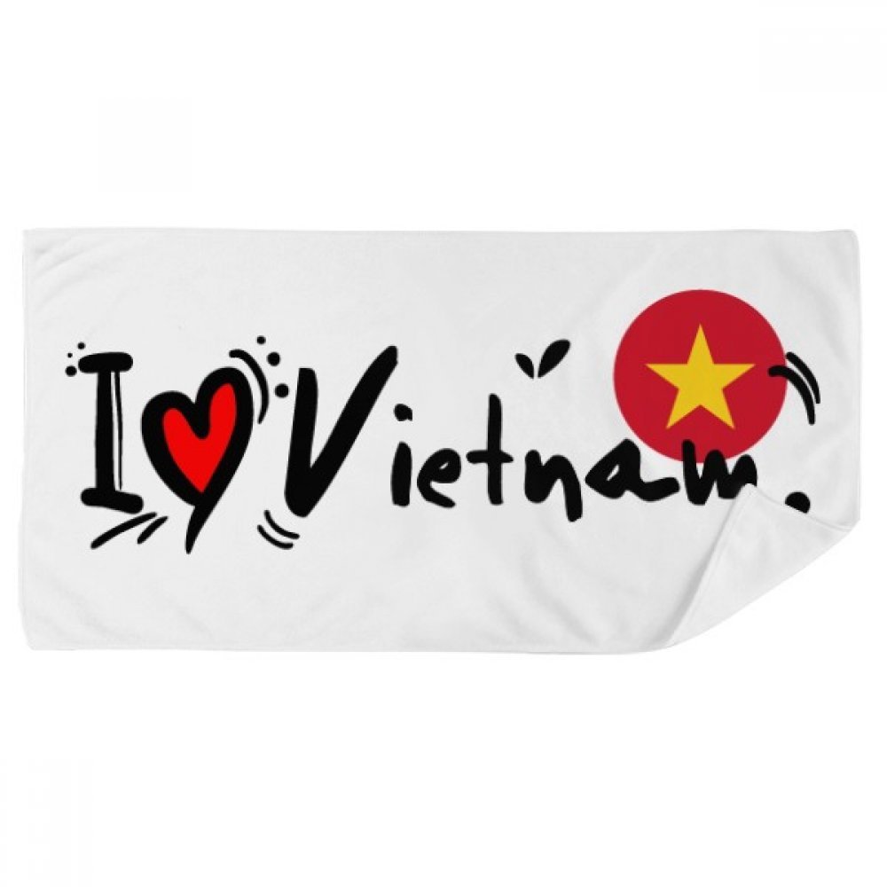 Serviette de bain Vietnam absorbante et compacte pour voyage et maison