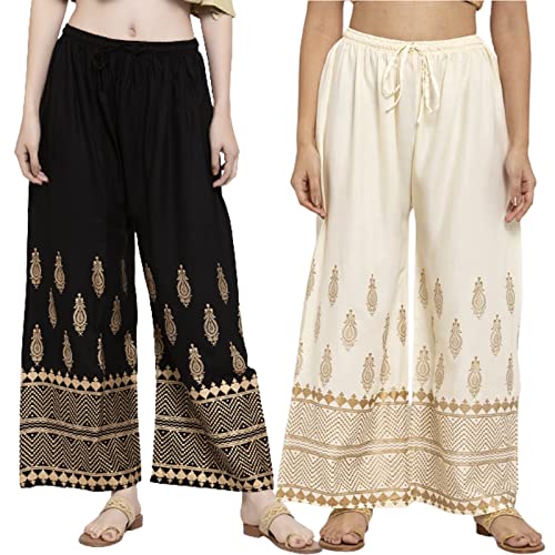 Image of New Gold Palazzo Combo Set