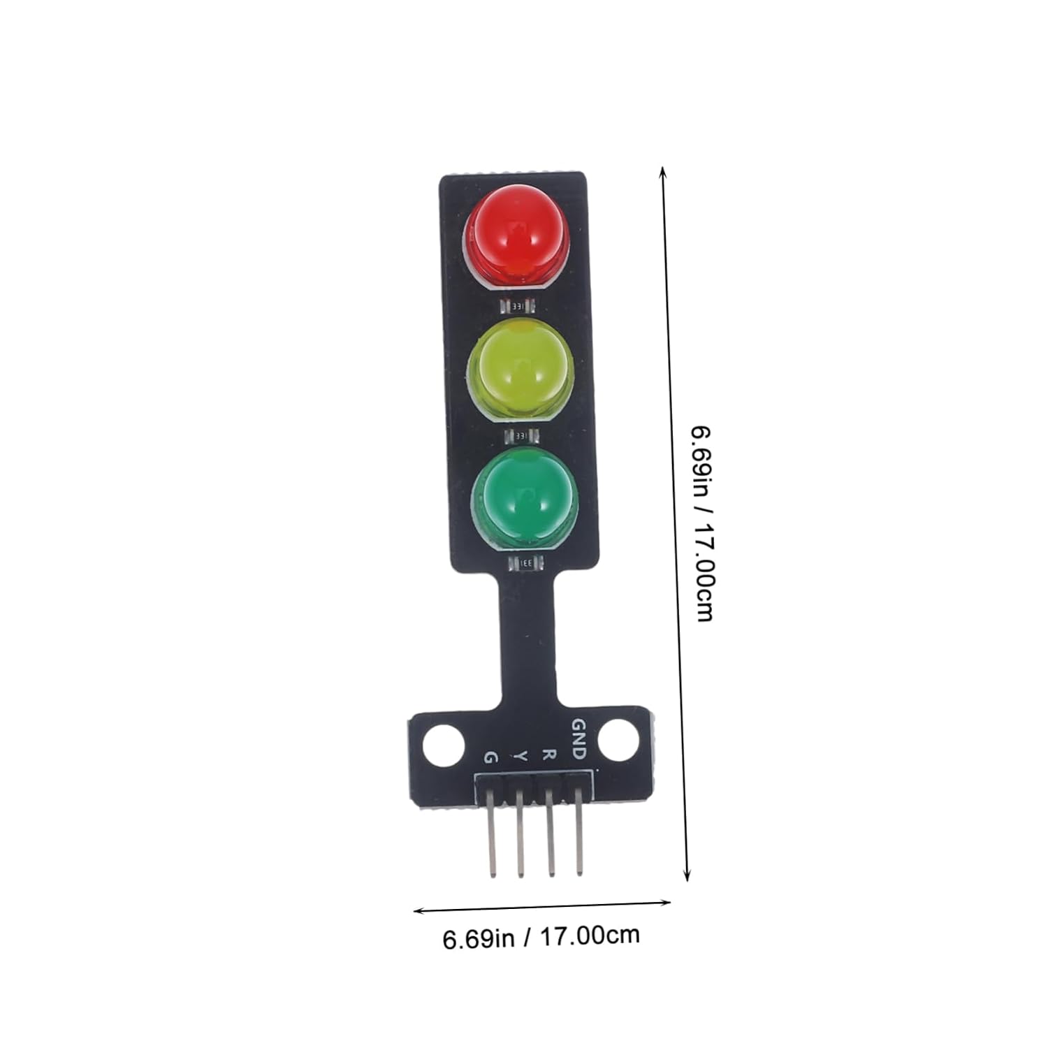 PRETYZOOM 6pcs Led Traffic Light Display Module Light Signal for Traffic System PCB Design Easy Installation for Projects and Electronic Learning