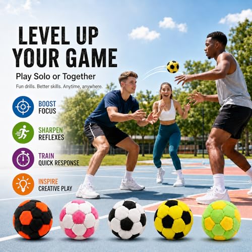 Hacky Kick Sack balles tricotées pour entraînement de coordination et jonglage