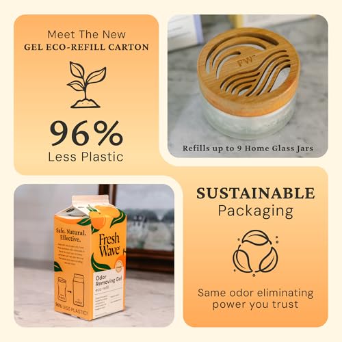 Image of Fresh Wave Orange Odor Removing Gel Refill, 63 oz