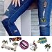 Naler 40 Parches Bordados Plancha Parches Termoadhesivos para Ropa Coser DIY Parches...