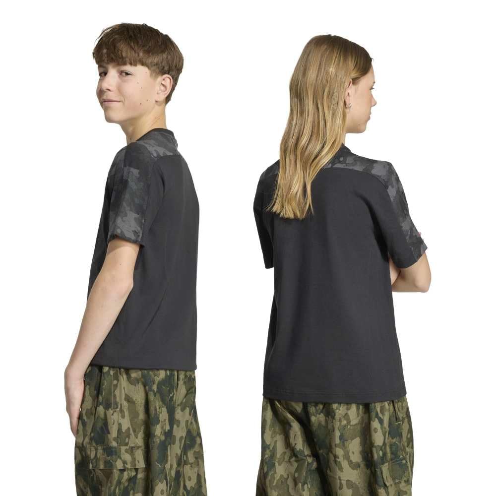 adidas Unisex Kids' Camiseta de algodón con Estampado de Camuflaje Seasonal Essentials