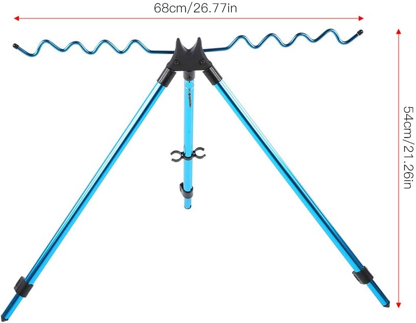 Dazzling Portable Sea Pole Bracket Tripod Fishing Rod Stand Rest Tackle Accessory Fishing Rod Tripod Stand