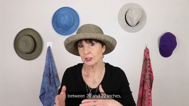 Sombrero solar ajustable para mujeres pequeñas miniatura 7