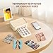 iDPRT 4×6 Photo Printer, Portable Color Picture Printer, Thermal Sublimation Mini Picture Printer, Bundle 108 Sheets Photo Paper & 2 Ribbon Cassette, Photo Printer for iPhone & Android