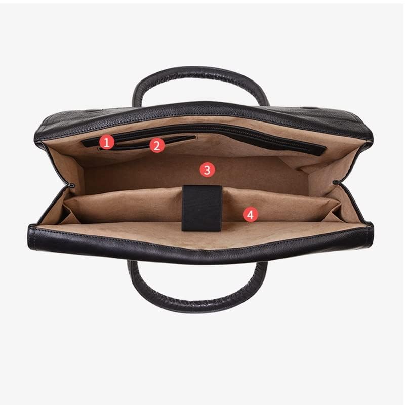 HBJWOV Large Capacity Business Briefcase Computer Bag Trendy Handbag Texture Tote Bag4