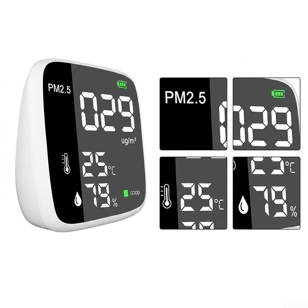 Termometro igrometro digitale LCD display a colori