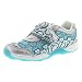 Stride Rite Disney Frozen Light-Up Sneaker (Toddler/Little Kid),Silver/Turquoise,1 M US Little Kid