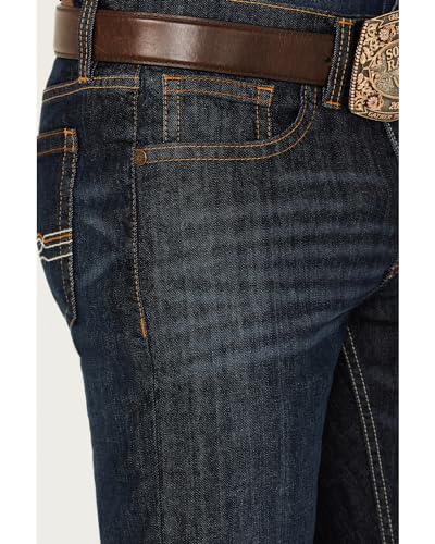 Cody James Men's Night Hawk Wash Jackson Slim Straight Stretch Denim Jeans Blue 35W x 34L US2