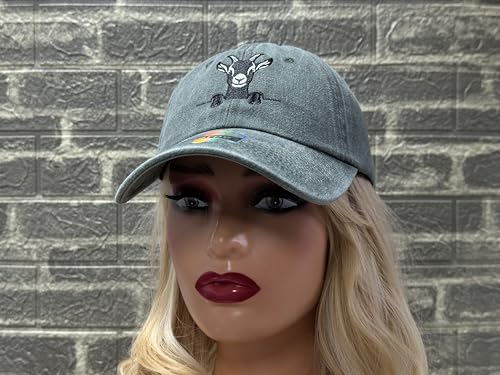 Image of Farm Animal Baseball Cap for Men Women, Goat Donkey Horse Pig Hat | Farm Life Inspiration, Classic Baseball Cap Design, Breathable Cotton Fabric, Secure Adjustable Buckle