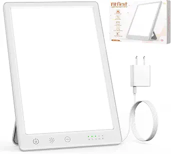 Portable Full Spectrum LED Light Sunlight Therapy Lamp with Adjustable Color and Brightness