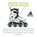 Rollerblade Lightning Women's Urban Inline Skate, White and Aqua