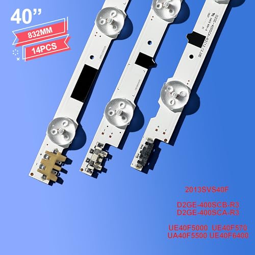 Tira de LED D2GE-400SCA-R3 para iluminación de TV de 40 pulgadas 5SET 5