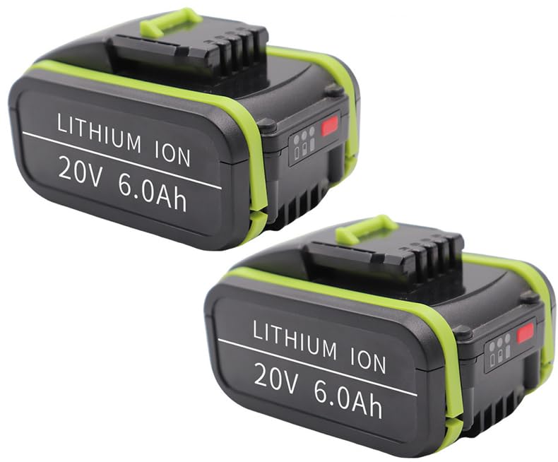 Batterie pour Worx 20V WA3551 résout les pannes d'autonomie lot de 2