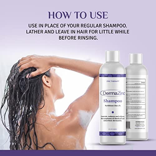 Dermazinc Shampoo - 8 Oz #TOP4