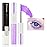 Colored Mascara for Eyelashes with Comb Set, Colorful Waterproof Plum Mascara Long lasting Charming Voluminous for Women Cruelty Free Vegan Eye Makeup (C-1Pc 08grape purple, C)