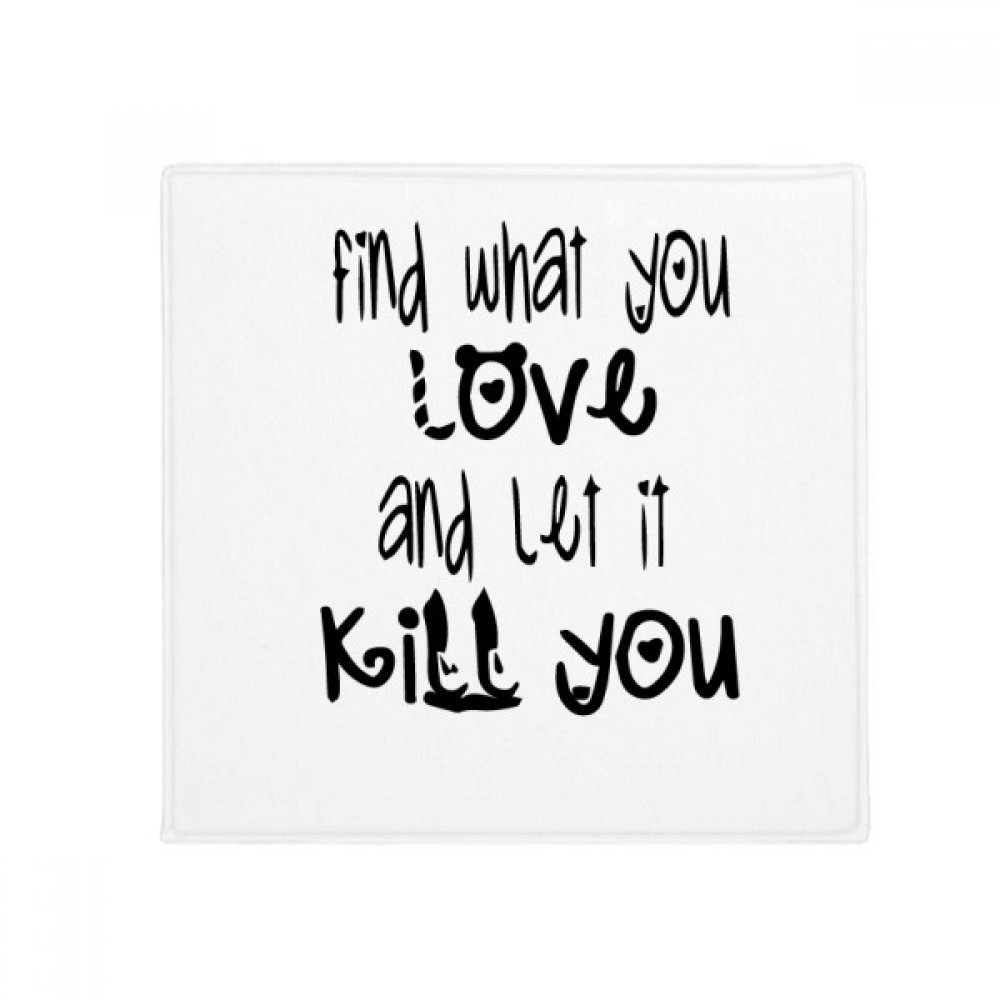 Tapis de sol anti-dérapant motif Anglais l'amour et des Kills 60x60cm pour salon