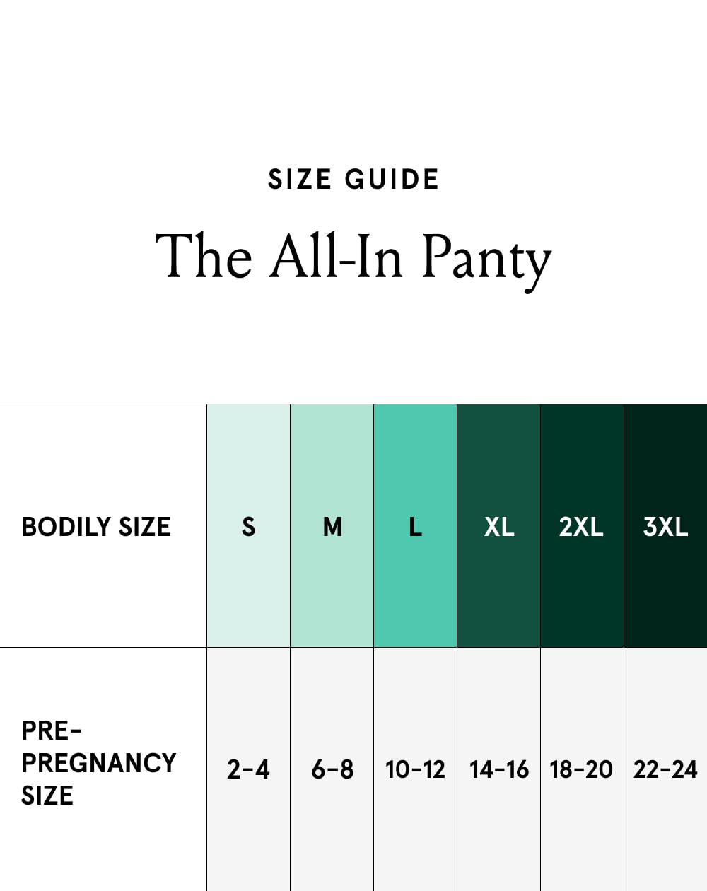 Bodily Panty integral, cintura alta para embarazo, recuperación posparto y sección C de TheBump's Best Postpartum Underwear., Negro/Tiza/Pizarra, S