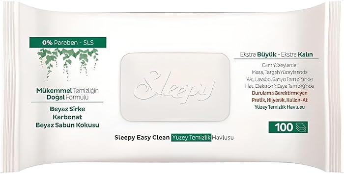 Sleepy Easy Clean Yüzey Temizlik Havlusu 100 Yaprak