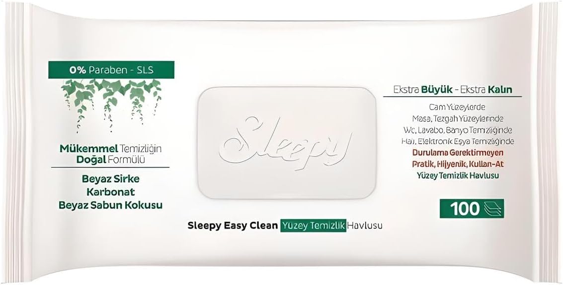 Sleepy Easy Clean Yüzey Temizlik Havlusu 100 Yaprak