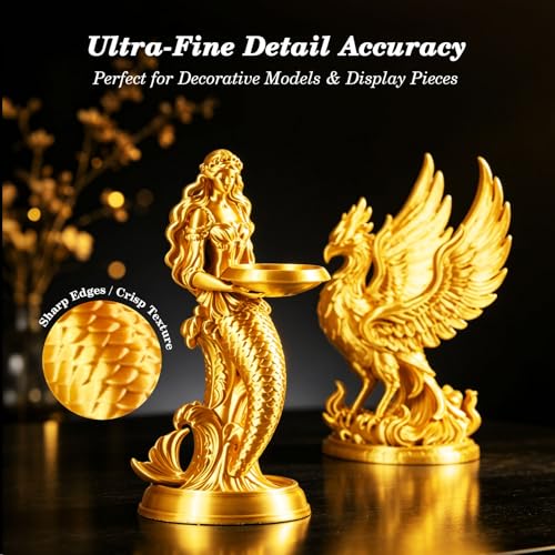 Image of Silk Gold PLA Filament 1.75mm, Metallic Gold 3D Printer Filament, Shiny Silk PLA Filament High Gloss Finish, Easy to Print, ±0.03mm Accuracy, 1kg Spool, AMS Compatible