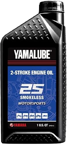 Yamaha Original OEM Yamalube LUB-2STRK-S1-12 2 tiempos Hi Performance All Purpose 2S Aceite de motor Yamalube OEM - 1 cuarto de galón