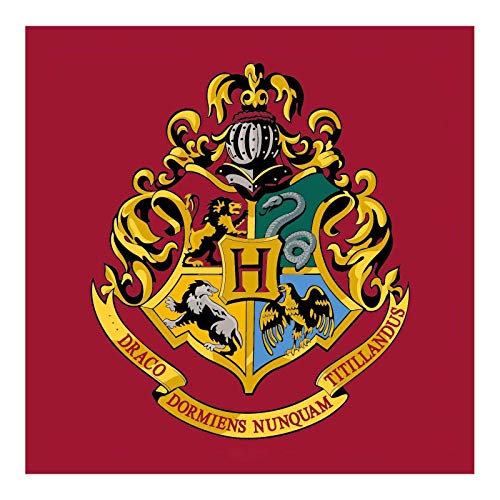 Harry Potter Hogwarts 'Emblem' Square Rug Bedroom Floor Mat