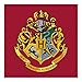 Produktbild Harry Potter Quadratischer Teppich mit Hogwarts 'Emblem', Schlafzimmerteppich, Fußmatte