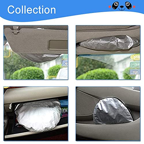 Homeya Car Windshield Sun Shade, Cartoon Panda Auto Sun Shade Foldable Sun Visor Protector Uv Ray Reflector Shield To Keep Vehicle Cool & Damage Free Protect Kids Baby & Pets (59 X33.5 Inch) #TOP4