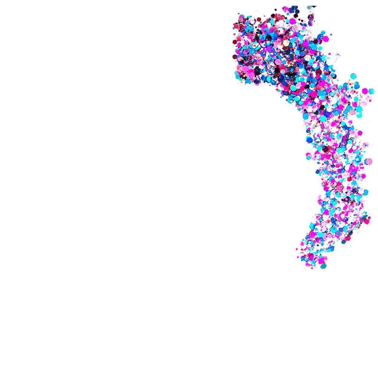 Body Glitter - 10 Pots Cosmetic Glitter Sparkly and Non-Toxic for Face Eye Hair Nail Festival and Party Makeup Chunky Glitter Mixed Colors Ultra Thin Hexagons Paillette Face Glitter